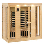 Aurora Collective Sanctuary Hemlock infrared – triple‑panel glass facade