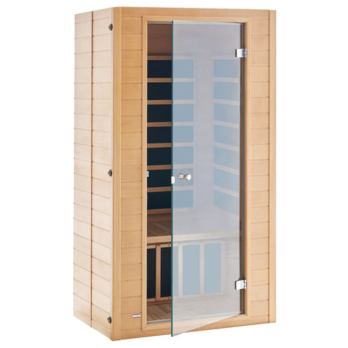 Aurora Grand Solo Hemlock Comfort infrared sanctuary – front elevation