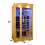 Aurora Command Solo Elite Hemlock infrared sanctuary – front elevation
