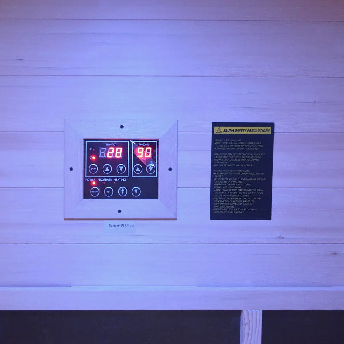 Aurora Panorama Sanctuary Hemlock infrared – seven‑panel heating system