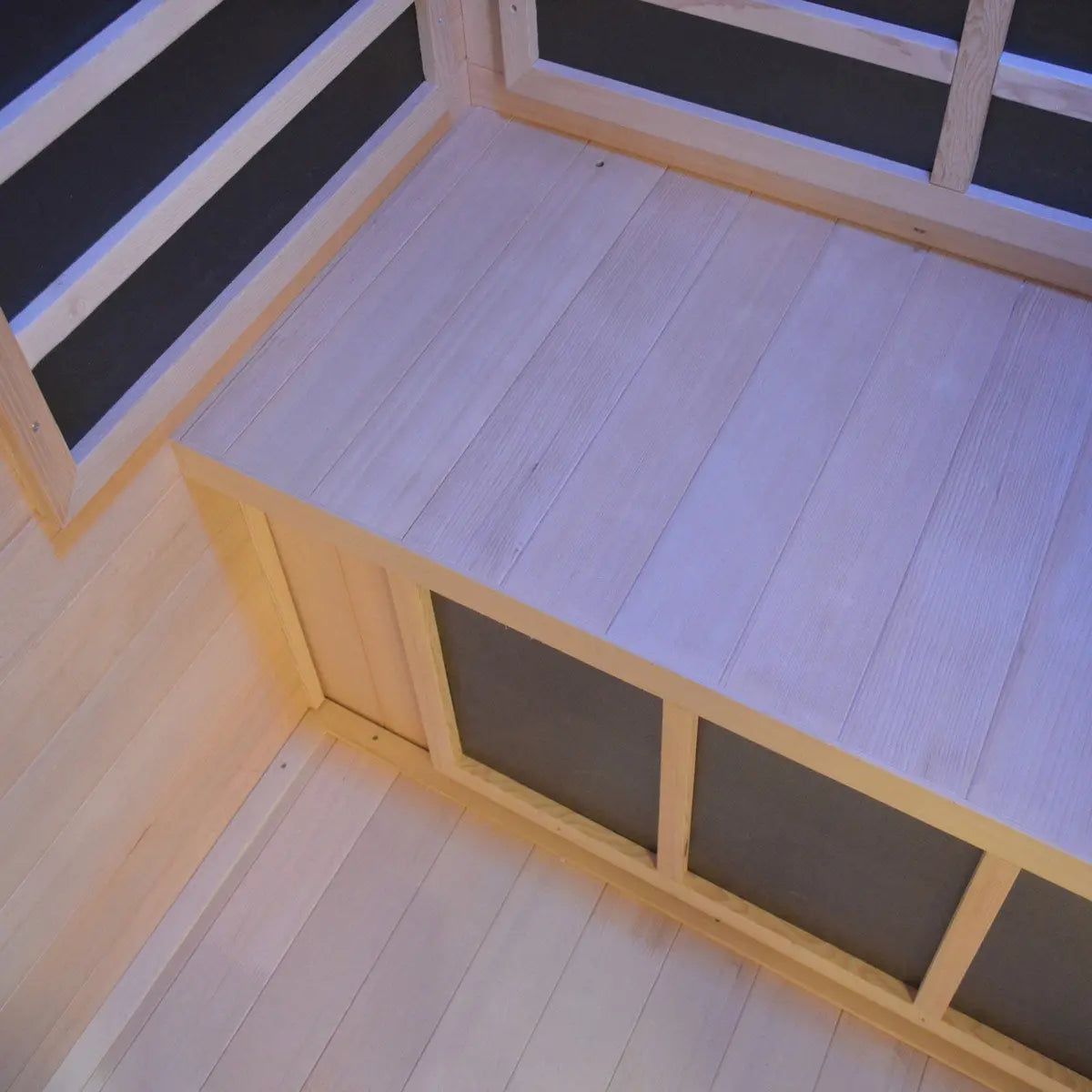 Aurora Command Solo Elite Hemlock infrared sanctuary – heating panels