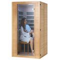 Aurora Grand Solo Hemlock Comfort infrared sanctuary – front elevation