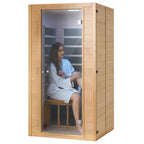 Aurora Grand Solo Hemlock Comfort infrared sanctuary – front elevation