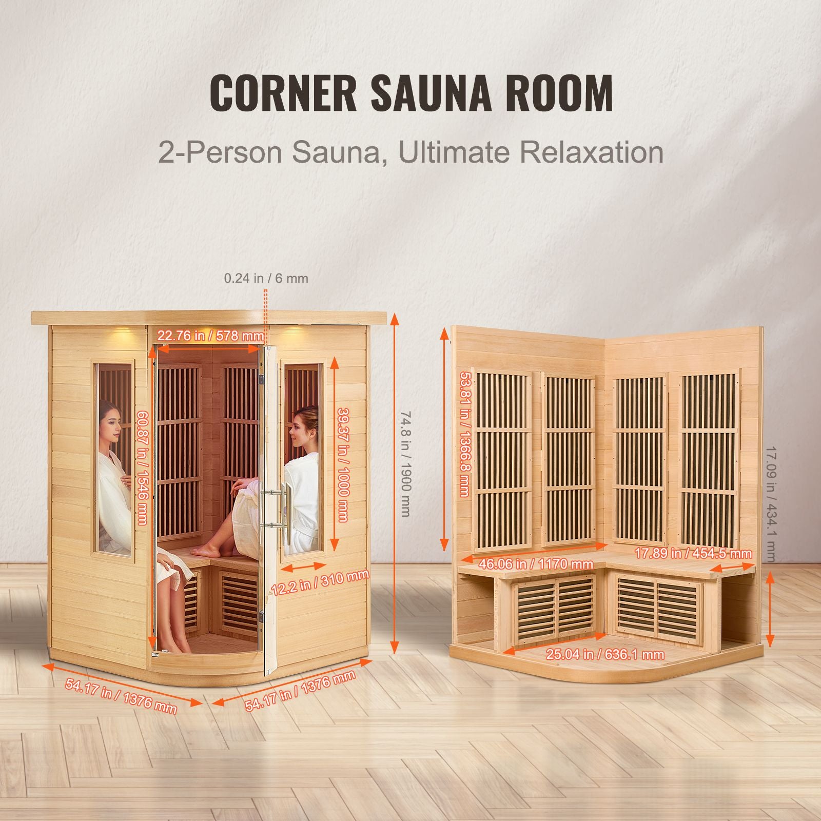 Aurora Corner Sanctuary Hemlock infrared – corner view