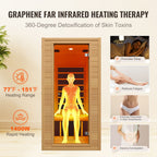 Aurora Grand Solo Hemlock Comfort infrared sanctuary – front elevation