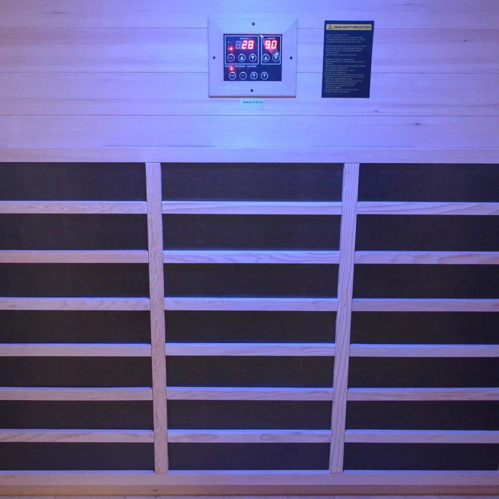Aurora Panorama Sanctuary Hemlock infrared – seven‑panel heating system