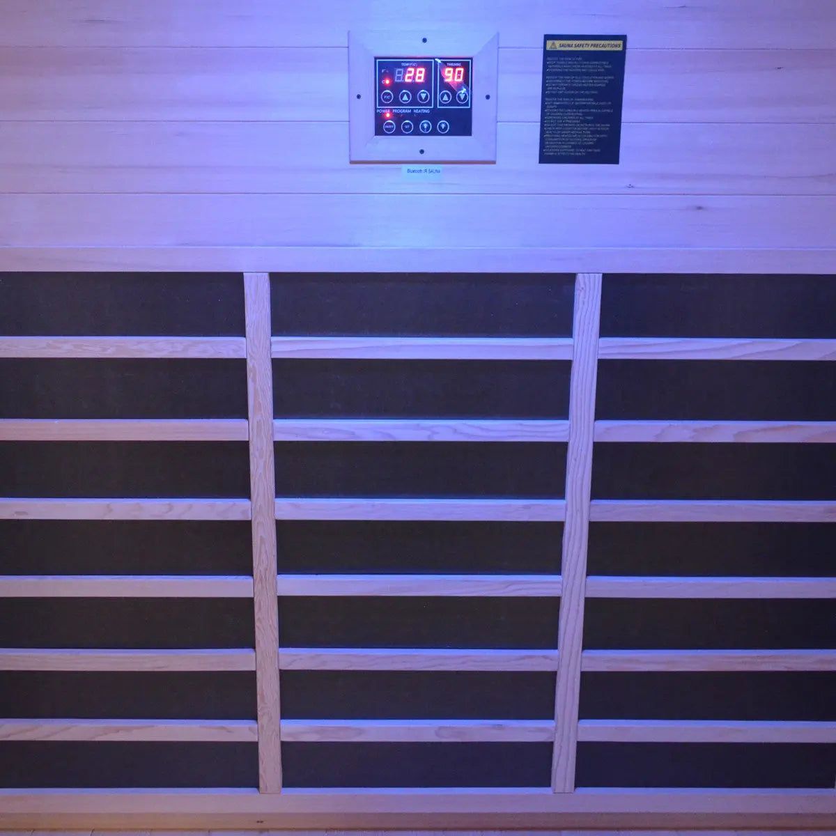 Aurora Panorama Sanctuary Hemlock infrared – seven‑panel heating system