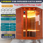 Aurora Elemental Corner Red Cedar infrared sanctuary – corner view
