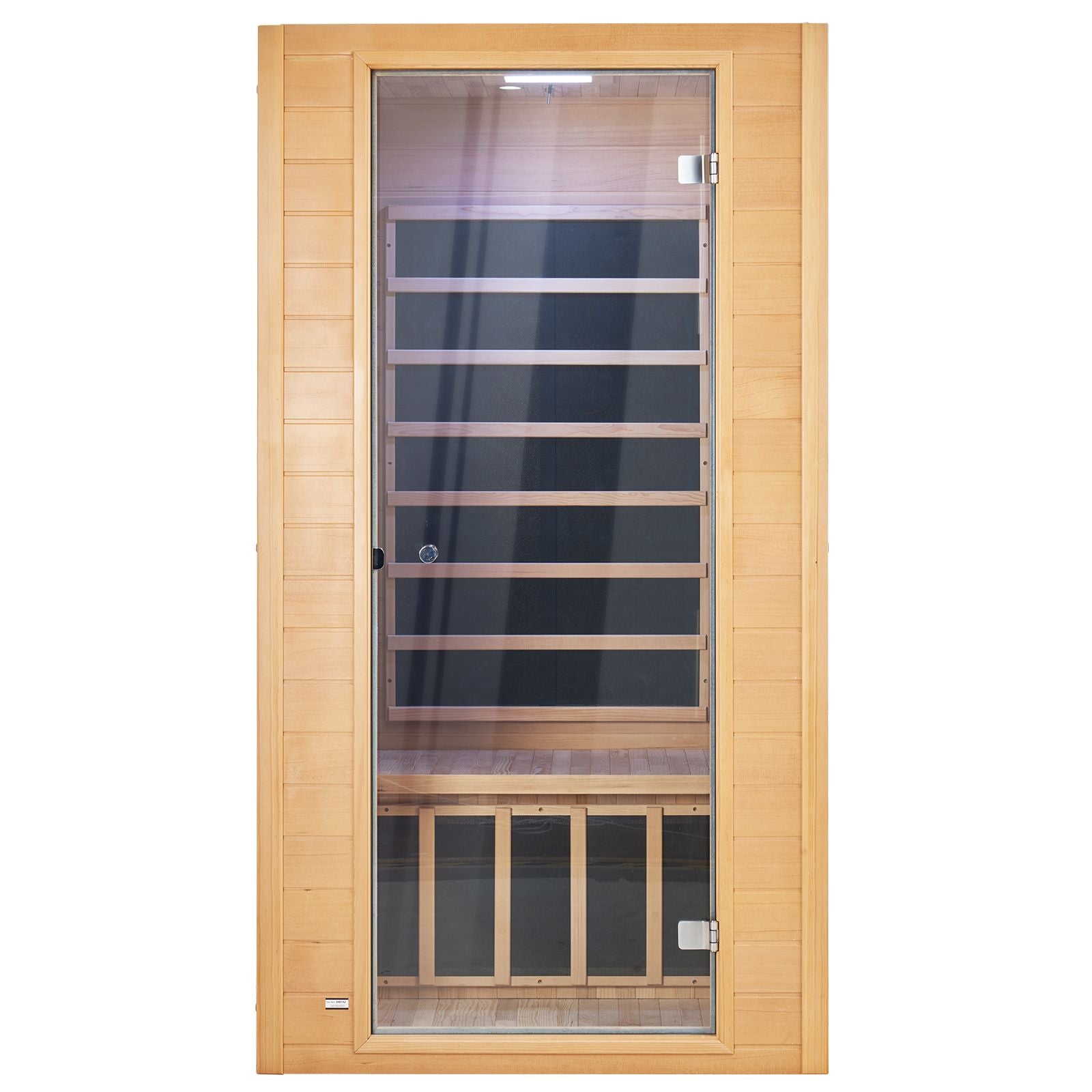 Aurora Grand Solo Hemlock Comfort infrared sanctuary – front elevation