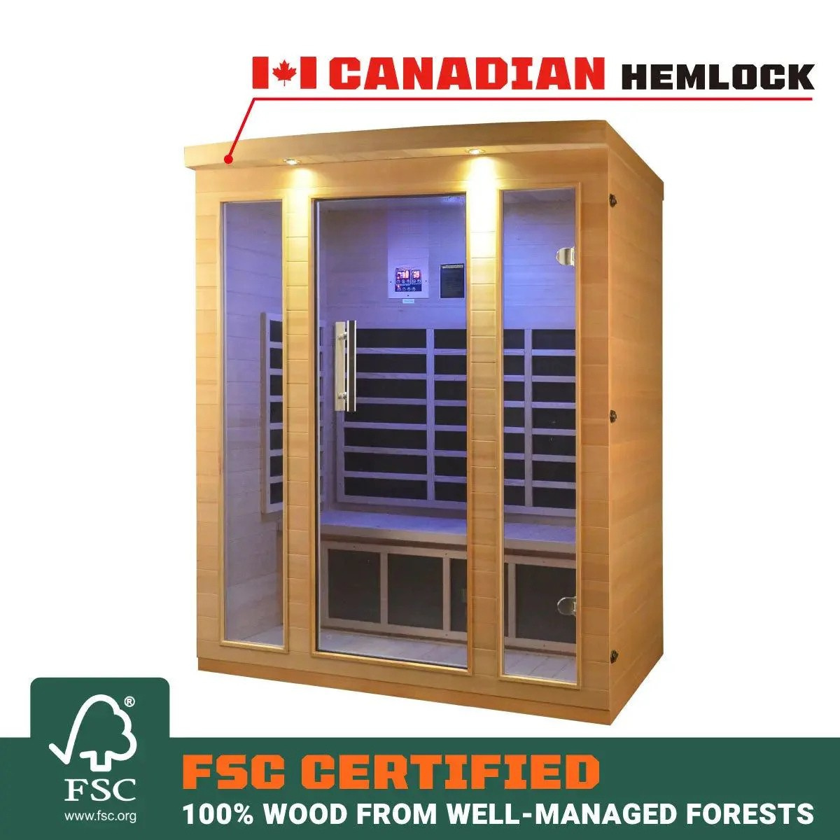 Aurora Panorama Sanctuary Hemlock infrared – panoramic glass facade