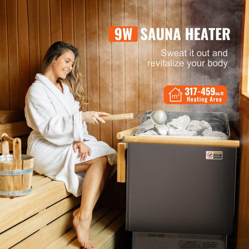 The Aurora Core 9KW Commercial Thermal Engine | High-Capacity Traditional Sauna Heater Enclosure Layout