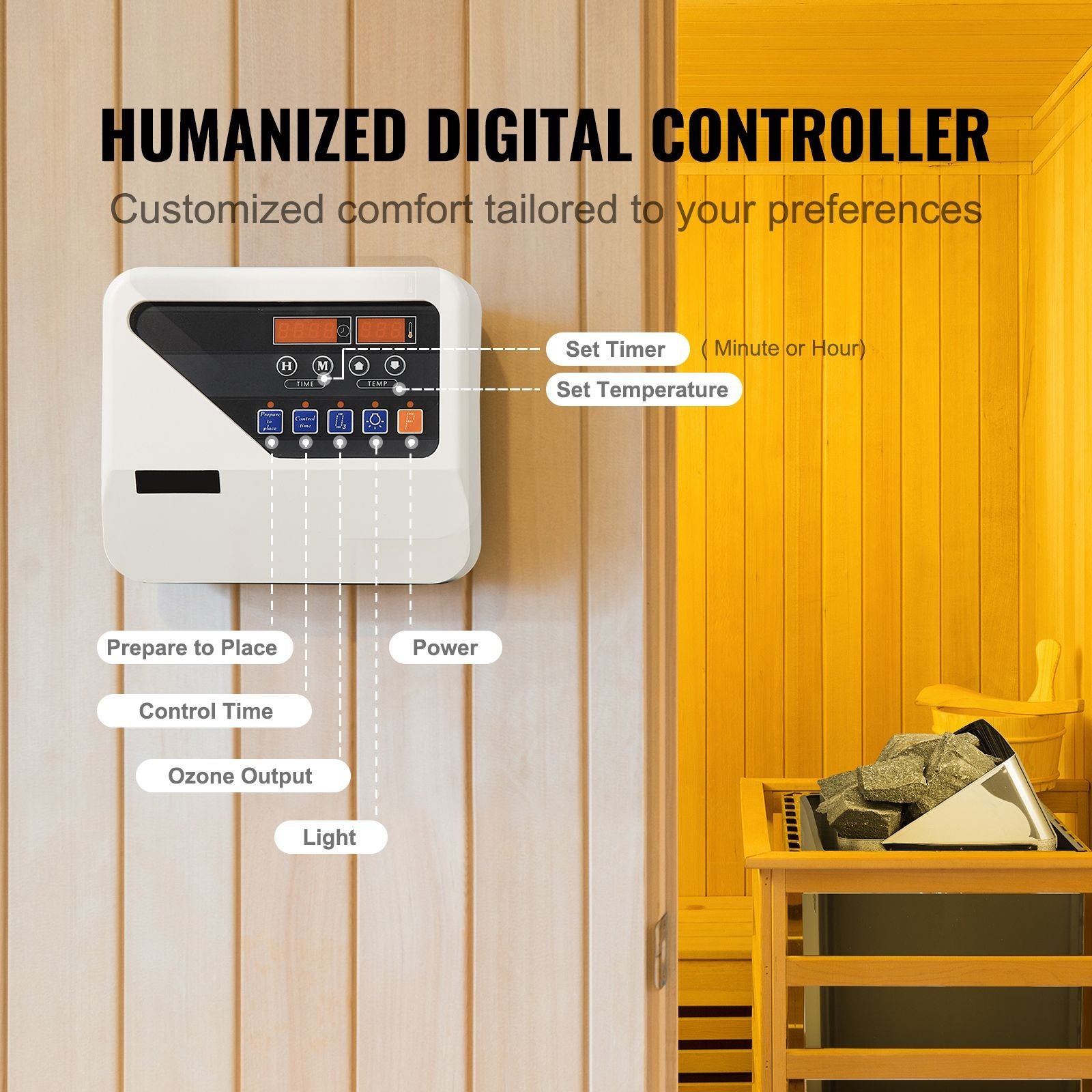 External Digital Command Console | Precision Time and Temperature Adjustment Interface Control