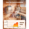 The Aurora Core Pro 9KW High-Capacity Thermal Engine | Traditional Wooden Cabin Environment Setup