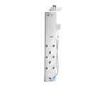 Aurora IV Compact Architectural Infrastructure 4-Function 304 Stainless Steel Tower featuring Dual Massage Jets and Integrated Hydroelectric Sanctuary Interface.