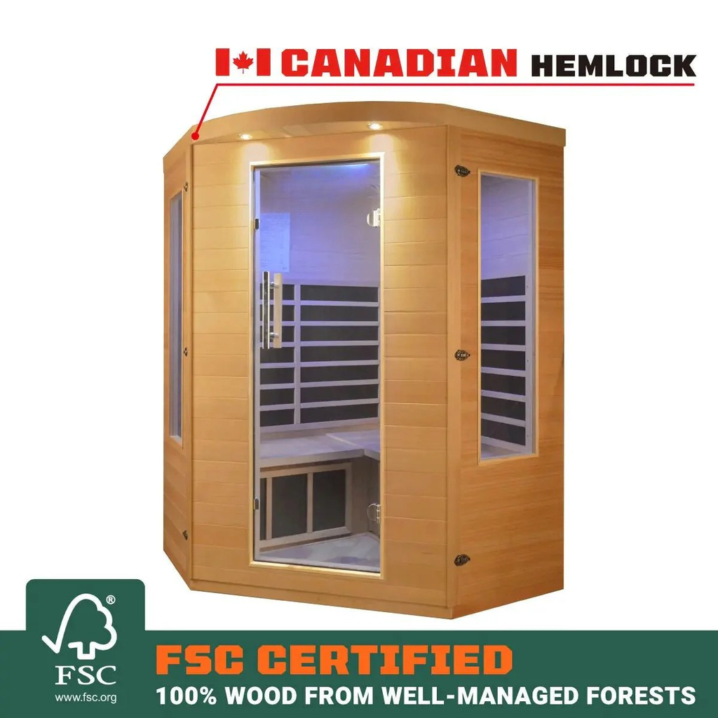 Aurora Grand Sanctuary Hemlock infrared – panoramic glass facade